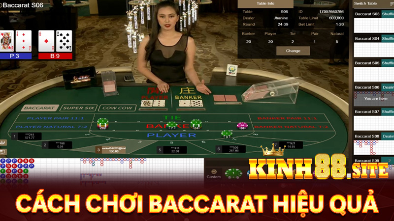 Hướng dẫn cách chơi baccarat hiệu quả nhất cho người chơi mới